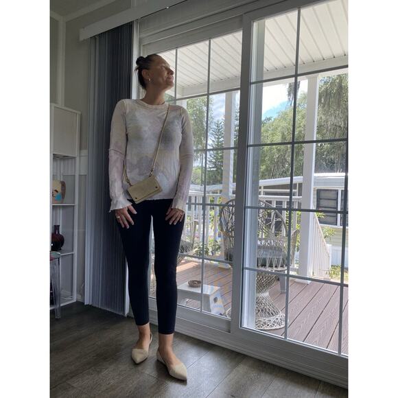 ZADIG & VOLTAIRE 100% Cashmere Pastel Camo Pullover Sweater L - Picture 3 of 13